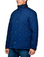 Load image into Gallery viewer, Men&#39;s Classic Diamond Quilted Hipster Car Coat - Navy

