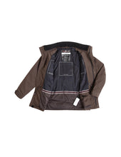 Load image into Gallery viewer, Men's THS® Heated Eco-Mimic-Down Metro Hipster Car Coat - Olive