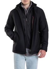 Load image into Gallery viewer, Men's Modern Outdoor Removable Mock Vest/Hood Hipster Jacket - Navy