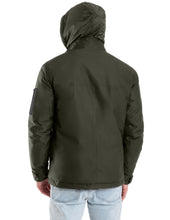 Load image into Gallery viewer, Men's Modern Outdoor Removable Mock Vest/Hood Hipster Jacket - Olive