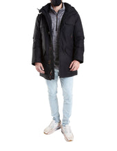 Load image into Gallery viewer, Men&#39;s Fishtail Down Fur Trim Hooded Parka
