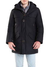 Load image into Gallery viewer, Men's Fishtail Down Fur Trim Hooded Parka