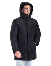 Load image into Gallery viewer, Men's Fishtail Down Fur Trim Hooded Parka