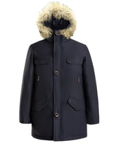 Load image into Gallery viewer, Men's Fishtail Down Fur Trim Hooded Parka