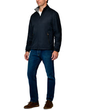 Load image into Gallery viewer, Men's Windbreaker Reversible Sheen Knit Fleece Jacket