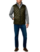 Load image into Gallery viewer, Men's Diamond Quilted Eco-Mimic-Down Reversible Knit Fleece Vest