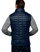Load image into Gallery viewer, Men's Rectangle Quilted Eco-Mimic-Down Reversible Knit Fleece Vest