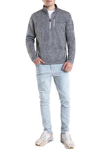 Load image into Gallery viewer, Men&#39;s Sheen Knit Fleece Pullover Jacket
