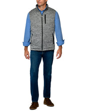 Load image into Gallery viewer, Men&#39;s Diamond Quilted Eco-Mimic-Down Reversible Knit Fleece Vest
