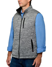 Load image into Gallery viewer, Men's Diamond Quilted Eco-Mimic-Down Reversible Knit Fleece Vest