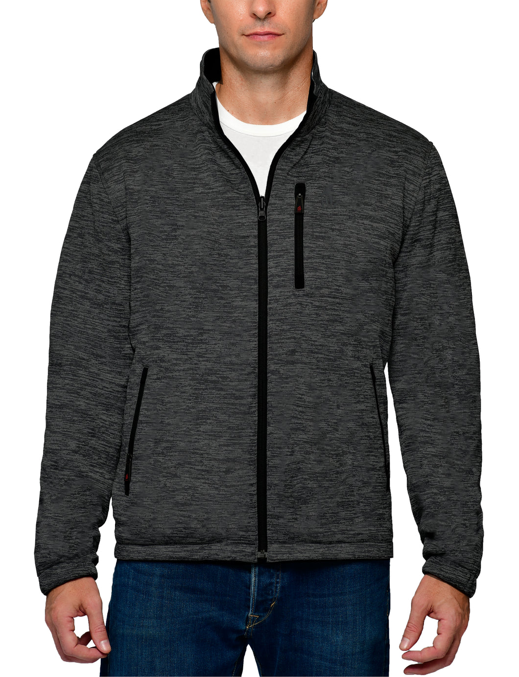 Men's Sheen Knit Fleece Jacket