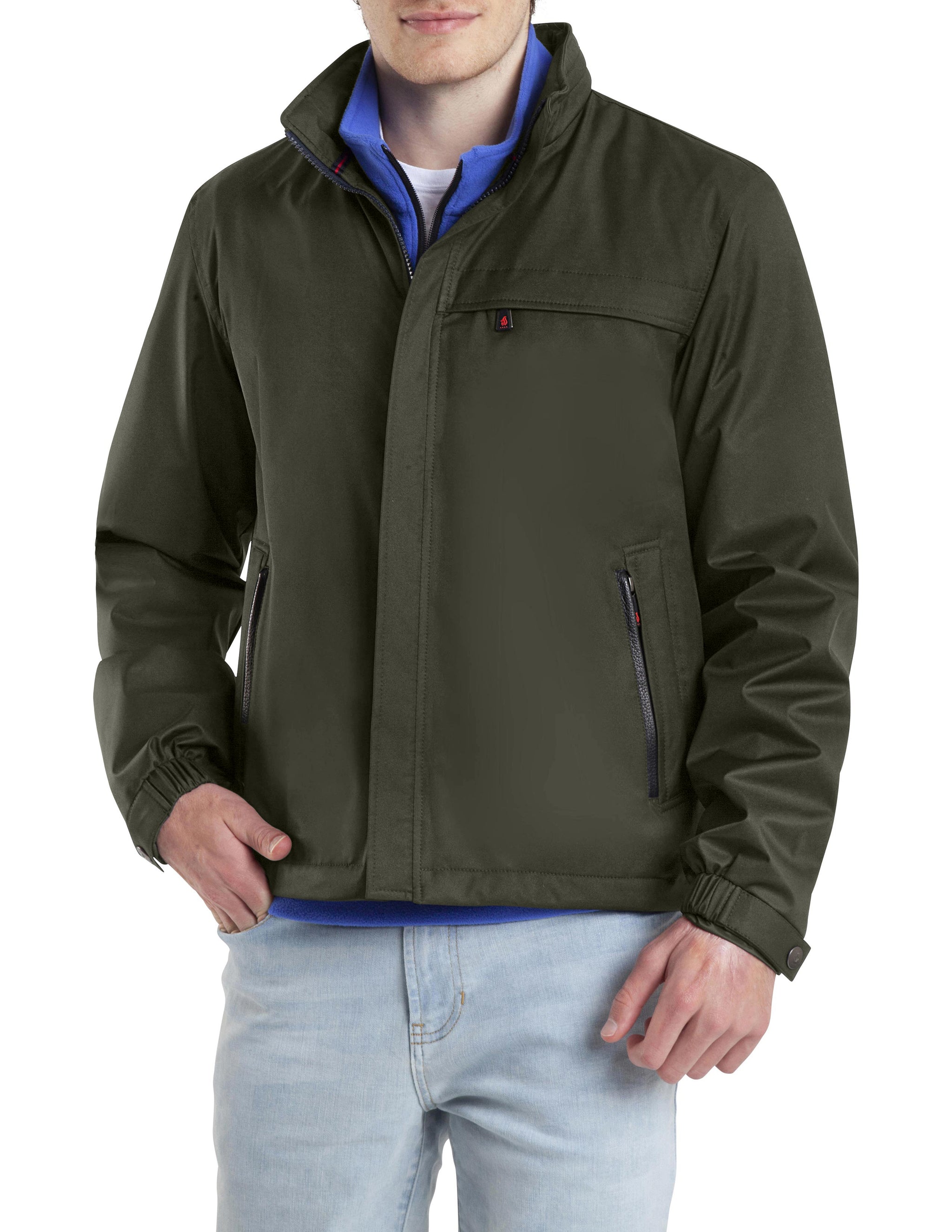 Men's Waterproof Windbreaker - Olive – THERMOSTYLES