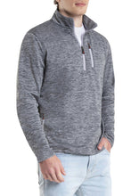 Load image into Gallery viewer, Men&#39;s Sheen Knit Fleece Pullover Jacket
